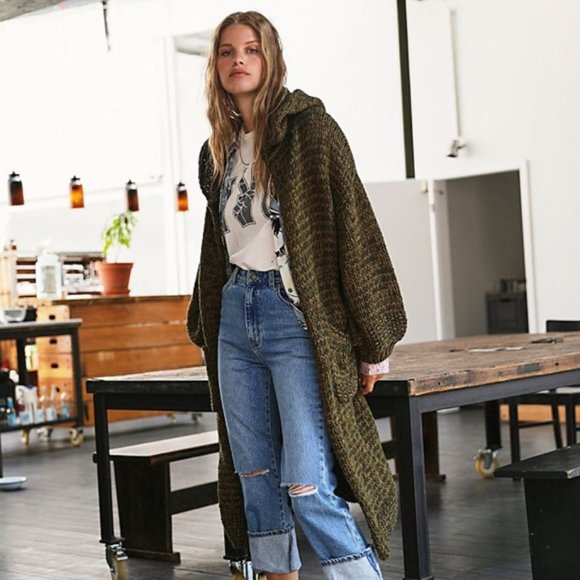 Nwt Free People Crofter Cardi Size 
